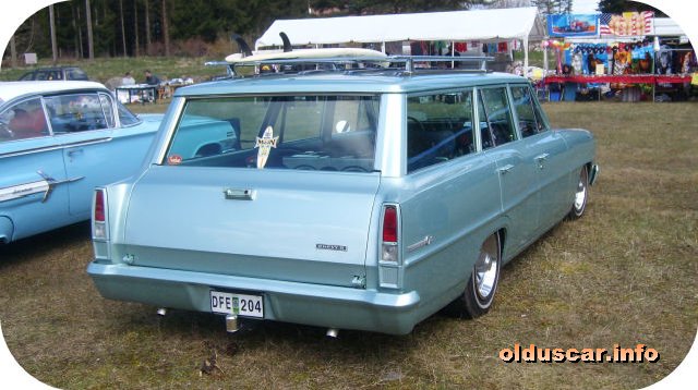 1966 Chevrolet Chevy II Nova Wagon back
